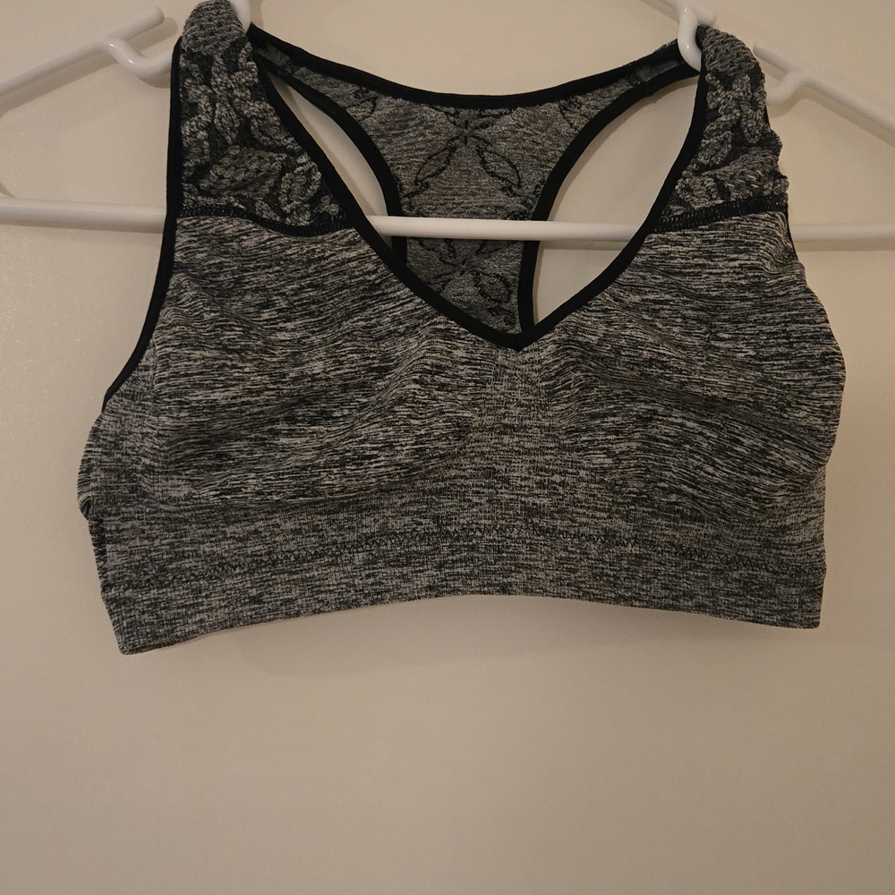 Women's Gray Sports Bra